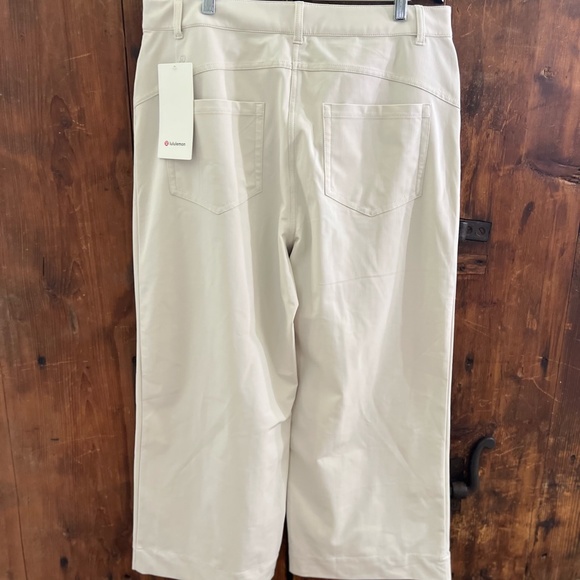 Lululemon City Sleek 5 Pocket High-Rise Wide-Leg Pant 33 White - Picture 4 of 15